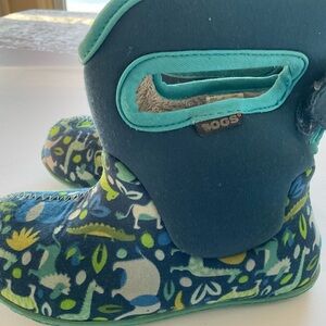 Play Condition Teal Animal Print Infant Bog Boots
